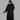 Al-Haq Hayaat Noir Black Closed Pleated Abaya